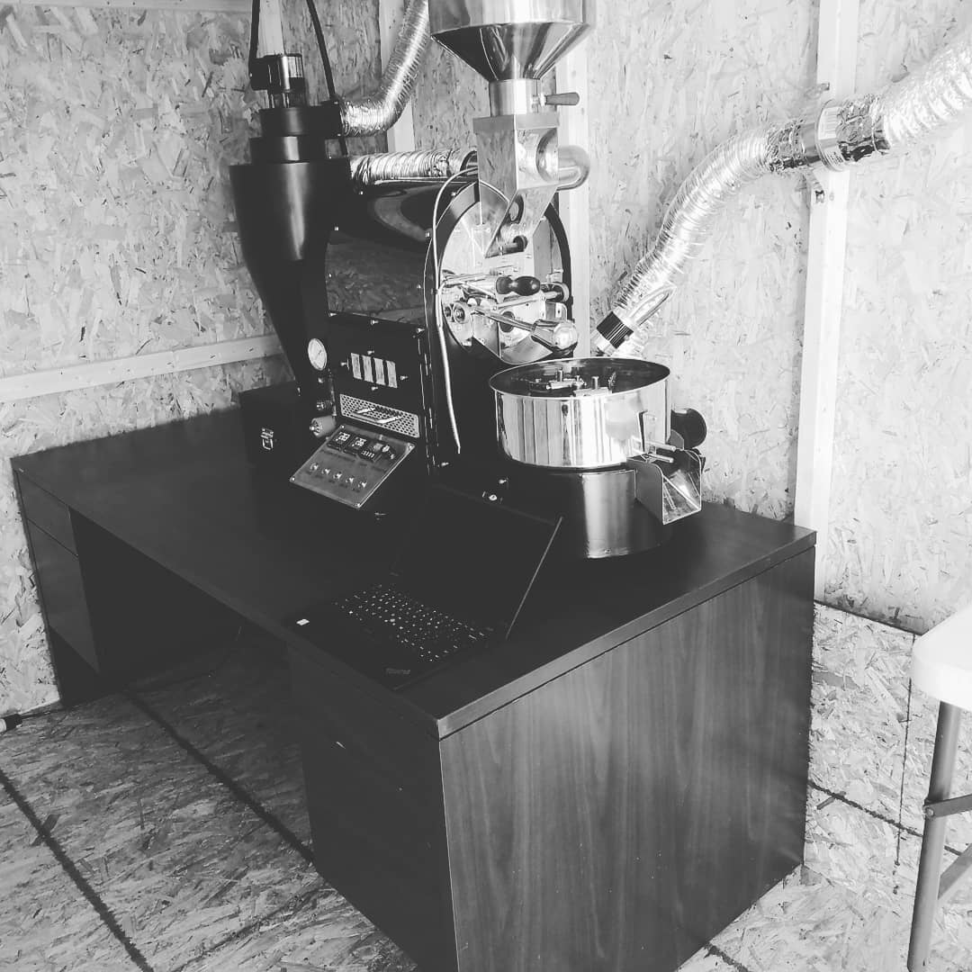 Roasting bench upgrade! #duoroast #craftcoffee #localroasters